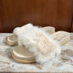 Dolce Vita Faux Fur Slide